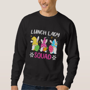 Cute Påsk-dagen Gnome Kärlek Lunch Dam Women Match Lång Ärmad Tröja