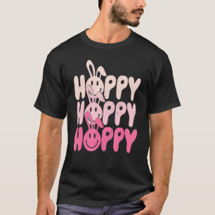 Cute Påsk Day Bunny Öron Hoppy Crew Oroa dig inte T Shirt