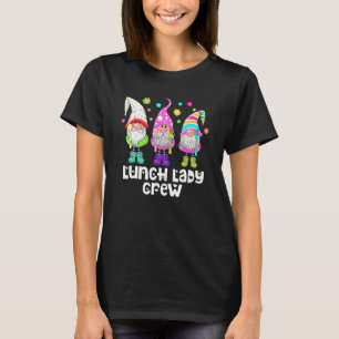Cute Påsk Day Gnome Lunch Dam Crew Cafeteria Wo T Shirt