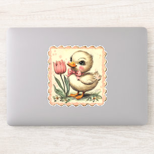 Cute Påsk Duckling Sticker Klistermärken
