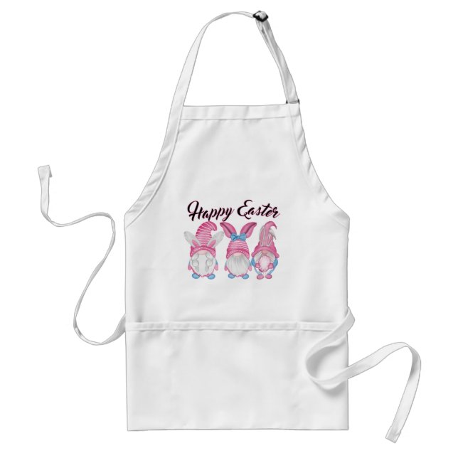 Cute Påsk Gnome Design Apron Förkläde (Framsidan)