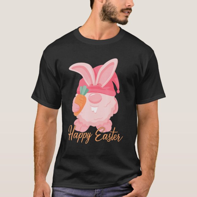 Cute Påsk Gnome Glad påsk Day Eggs Hunting Ba T Shirt (Framsida)