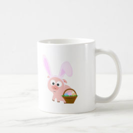 Cute Påsk Gris Kaffemugg