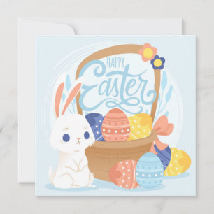 Cute Påsk Helgdag Card Julkort