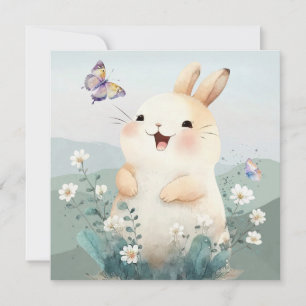 Cute Påsk Helgdag Card Julkort