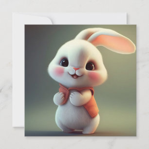 Cute Påsk Helgdag Card Julkort