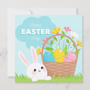 Cute Påsk Helgdag Card Julkort
