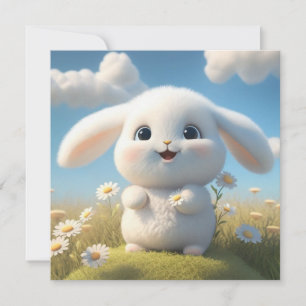 Cute Påsk Helgdag Card Julkort