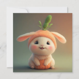 Cute Påsk Helgdag Card Julkort