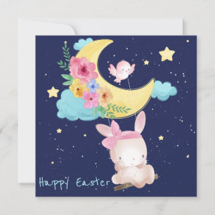 Cute Påsk Helgdag Card Julkort