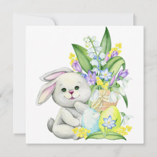 Cute Påsk Helgdag Card Julkort