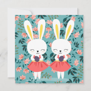 Cute Påsk Helgdag Card Julkort