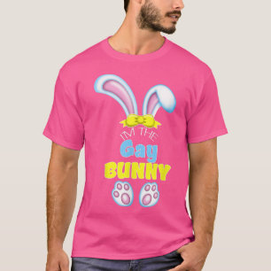Cute Påsk I är Gay Bunny HBT-Pridet  T Shirt
