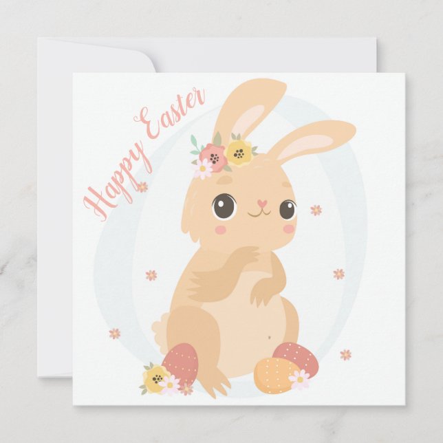 Cute Påsk Julkort (Framsida)