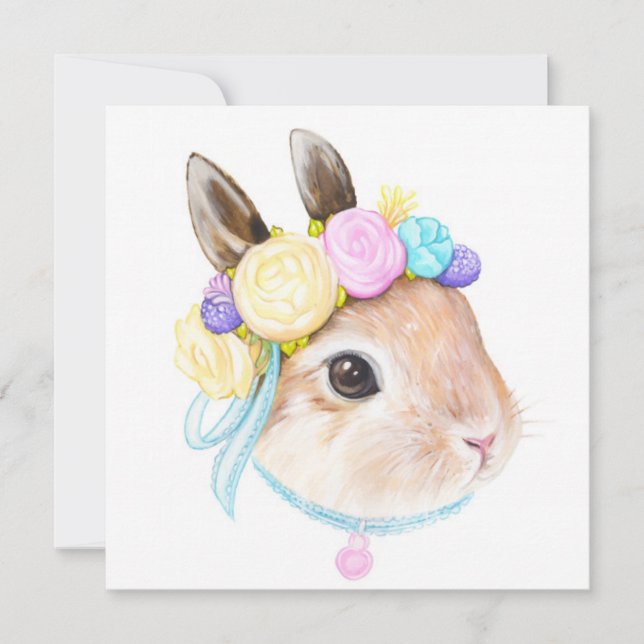 Cute Påsk Julkort (Framsida)