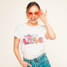 Cute Påsk Kärlek Rosa Bunny Gnome Girly Flowers