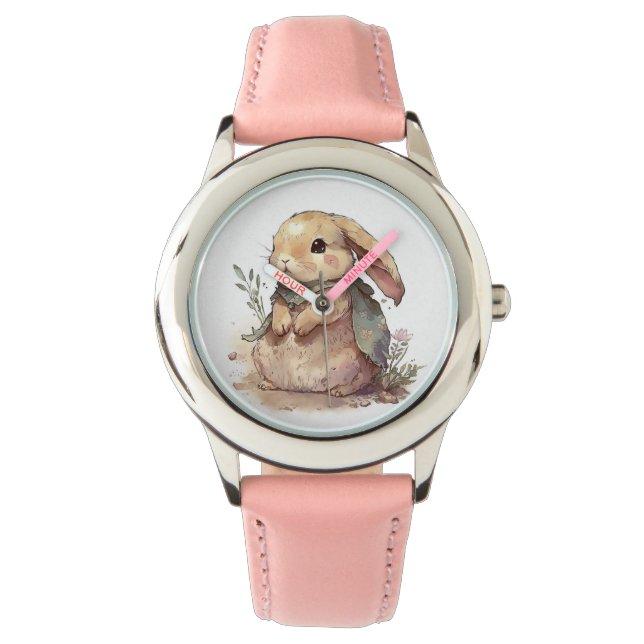 Cute Påsk Rabbit Armbandsur (Framsida)