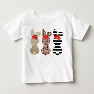 Cute Påsk Rabbit Trio Tshirt T Shirt