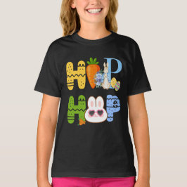 Cute Påsk ’SKUTT SKUTT’ Bunny & Carrot Vår T Shirt