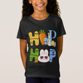 Cute Påsk ’SKUTT SKUTT’ Bunny & Carrot Vår T Shirt