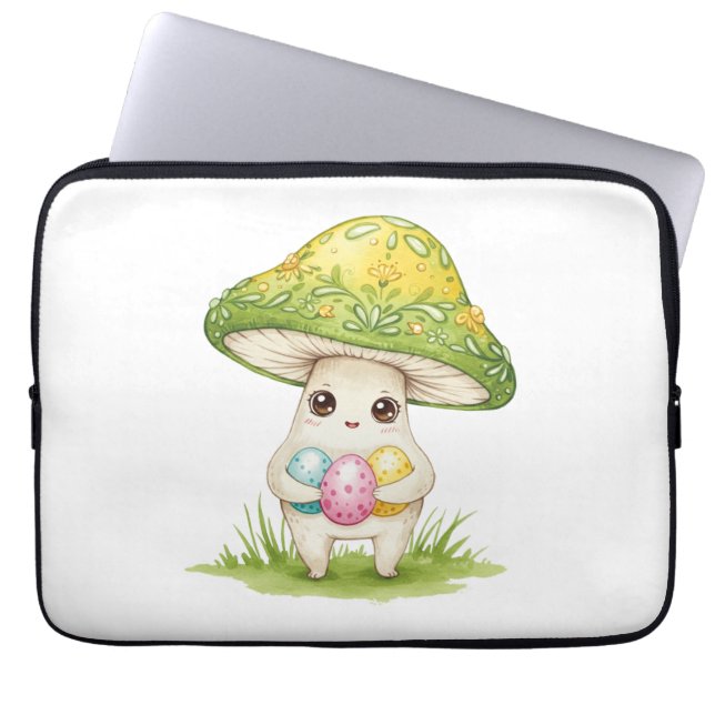 Cute Påsk svamp Laptop Fodral (Framsidan)