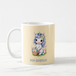 Cute Påsk Vår Unicorn Anpassade Mugg