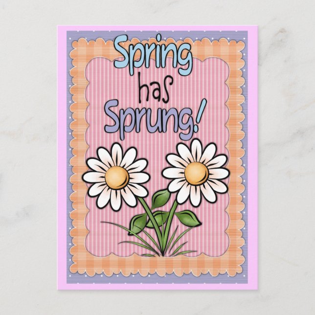 Cute Påsk vykort (Framsida)