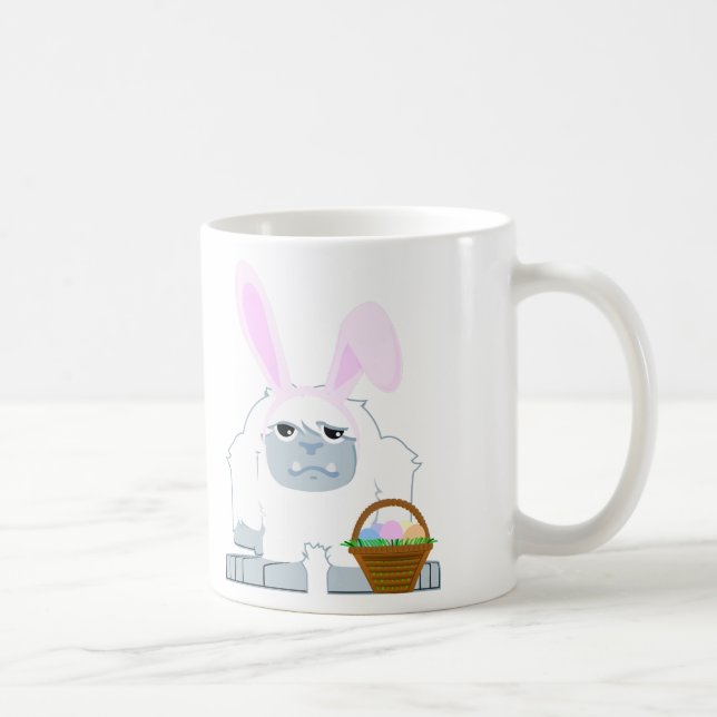 Cute Påsk Yeti Kaffemugg (Höger)