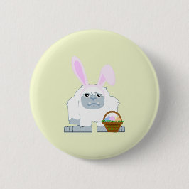 Cute Påsk Yeti Knapp