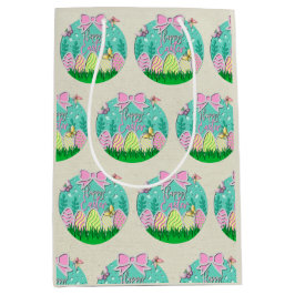 Cute Påskägg Hunt och Colorful Butterflies