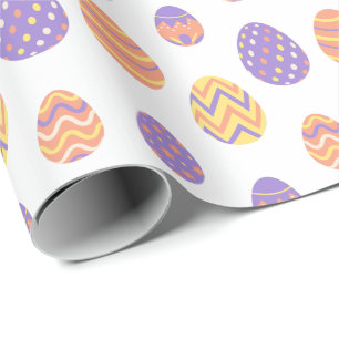 Cute Påskägg Mönster färgad Vår Presentpapper