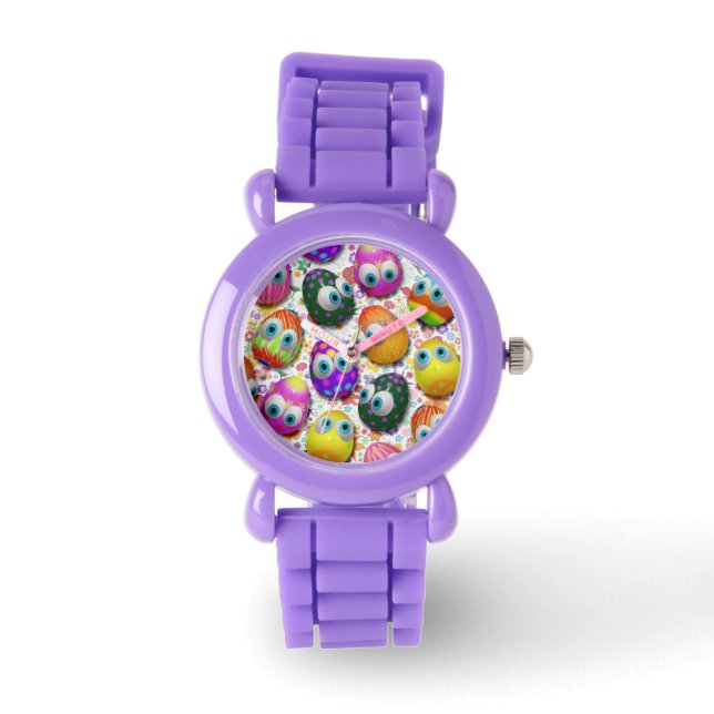 Cute Påskägg Tecknad Watch Armbandsur (Framsida)