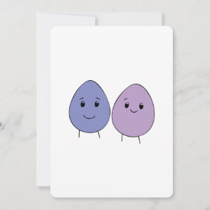 Cute Påskäggs Julkort