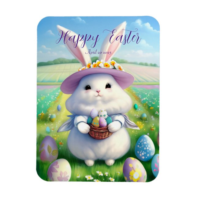Cute Påskhare 01 Magnet (Vertikal)