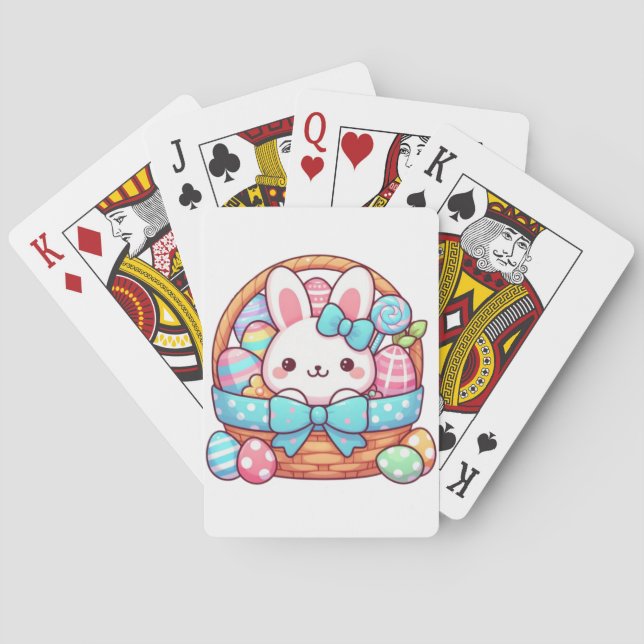 Cute, Påskhare-bagage Casinokort (Baksidan)
