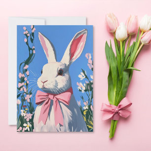 Cute Påskhare Card Julkort
