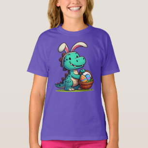 Cute, Påskhare dinosaur T Shirt