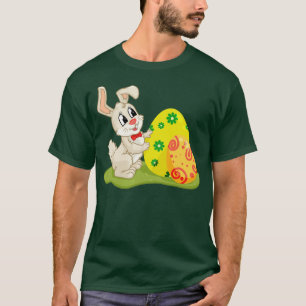 Cute Påskhare Gömmer att Färgad ägg ska lagras T Shirt
