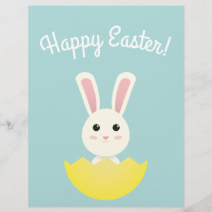 Cute Påskhare I Reklamblad
