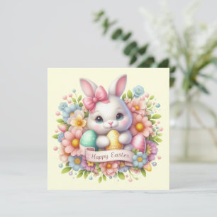 Cute Påskhare Julkort