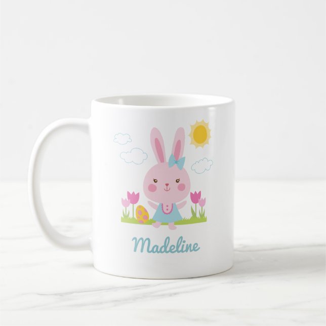 Cute Påskhare Kaffemugg (Vänster)