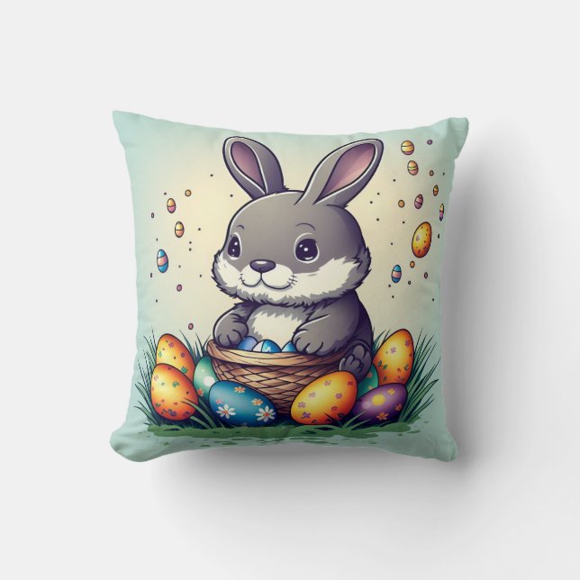 Cute Påskhare Kudde (Framsida)