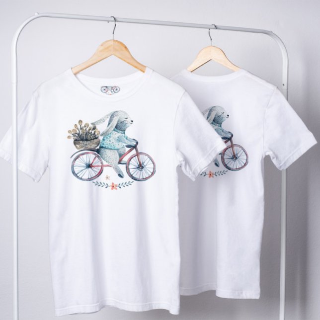 Cute Påskhare på Bike T Shirt (Skapare uppladdad)