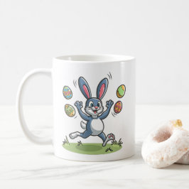 Cute Påskhare Rabbit Kaffemugg