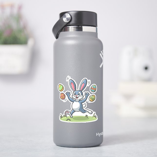 Cute Påskhare Rabbit Klistermärken (HydroFlask)