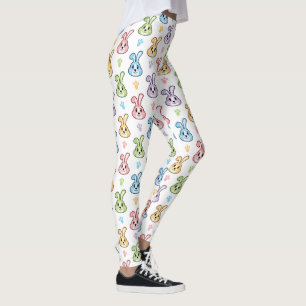 Cute Påskhare Rabbit Mönster HELGDAGAR Leggings