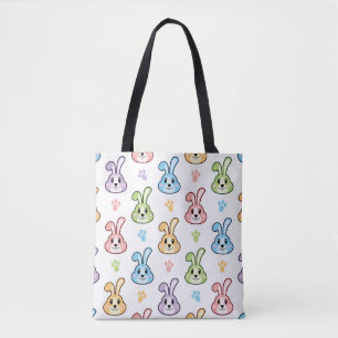 Cute Påskhare Rabbit Mönster HELGDAGAR Tygkasse