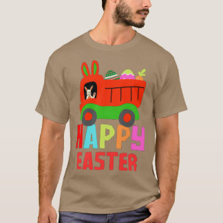 Cute Påskhare Riding Monster Lastbil Cute Påsk T Shirt