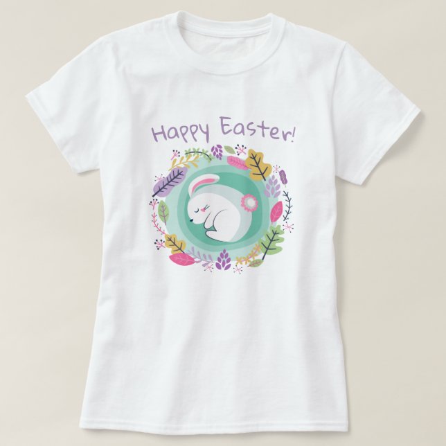 Cute Påskhare T Shirt (Design framsida)