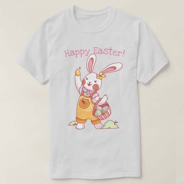 Cute Påskhare T Shirt (Design framsida)